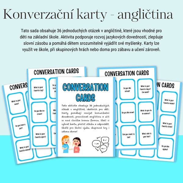 Konverzační karty - angličtina