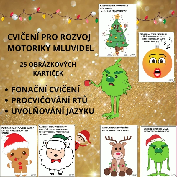 Vánoční procvičování mluvidel