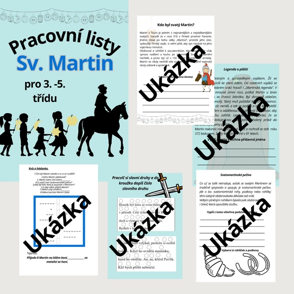 Pracovní listy sv. Martin