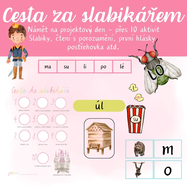 Cesta pro slabikář - projektový den