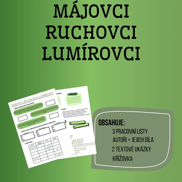 Májovci, ruchovci a lumírovci