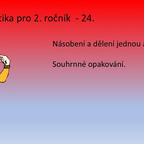 Matematika pro 2. ročník - 24