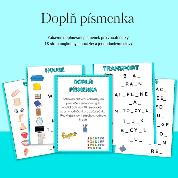 Doplň písmenka - angličtina 
