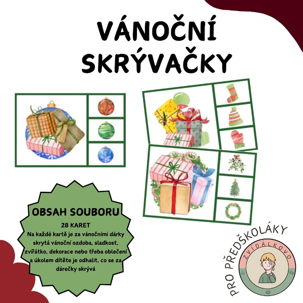 Vánoce - skrývačky 