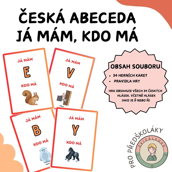 Česká abeceda - Já mám, kdo má