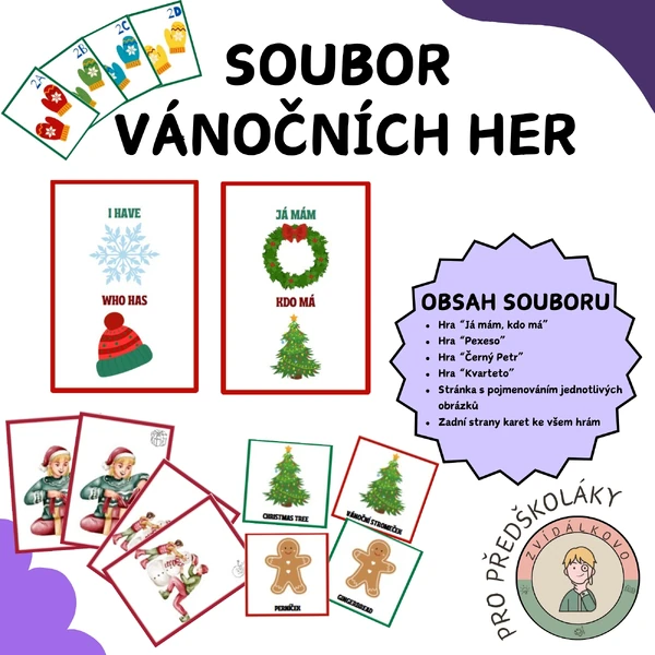 Soubor vánočních her 