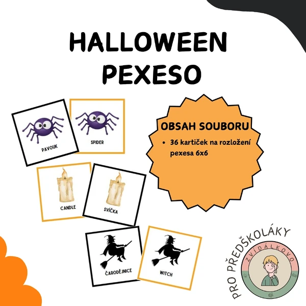 Halloween - Pexeso 