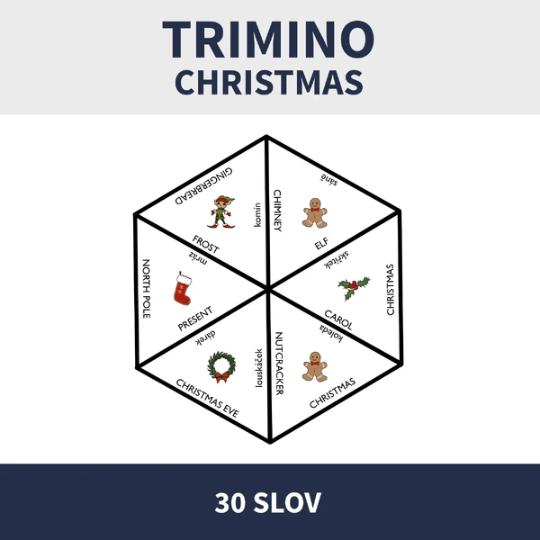 ENG - CHRISTMAS, WINTER (2 trimina, 60 slov)