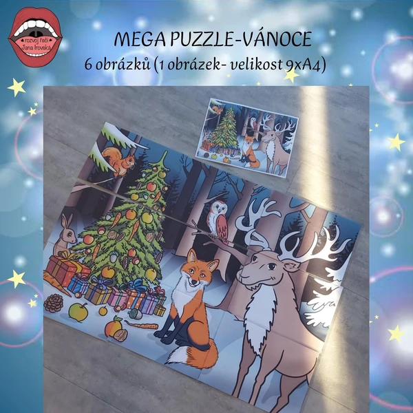 MEGA PUZZLE (6 OBRÁZKŮ)