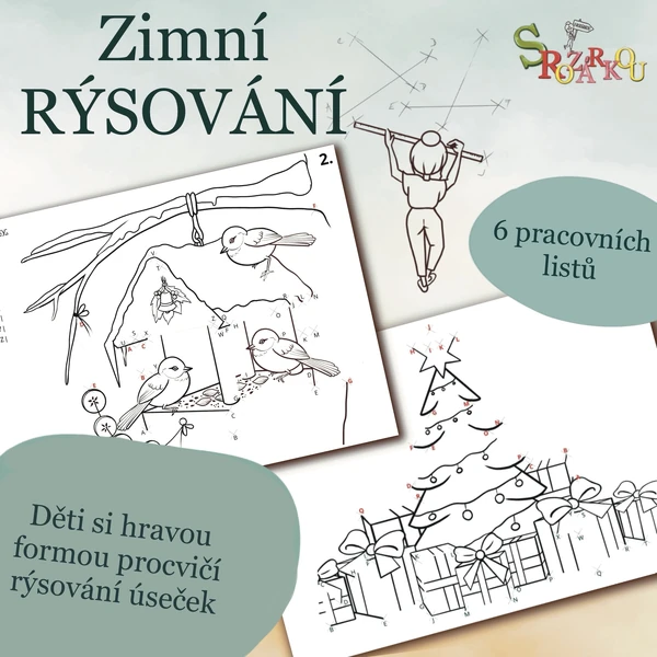 Zimní rýsování S Rozárkou