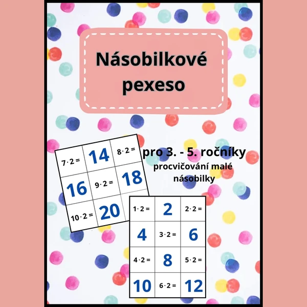 Násobilkové pexeso