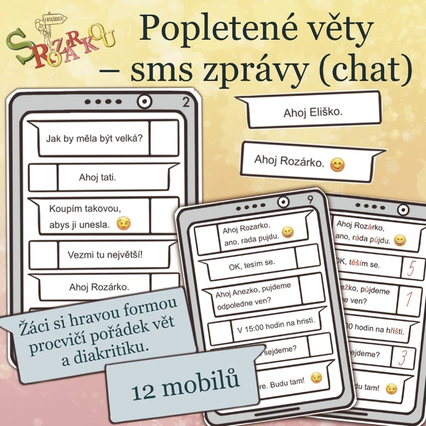 Popletené věty - sms zprávy (chat)