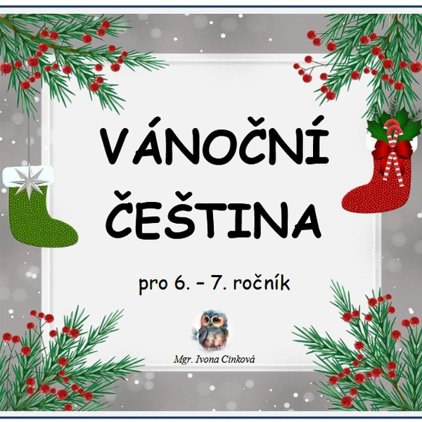 Vánoční čeština (6. - 7. ročník)