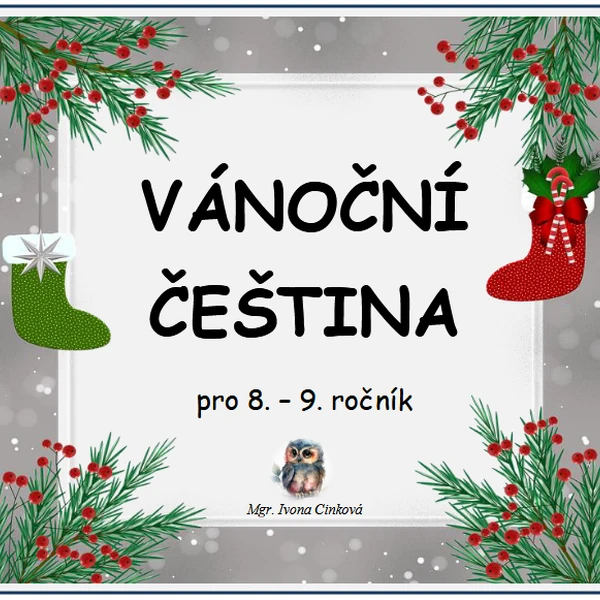 Vánoční čeština (8. - 9. ročník)