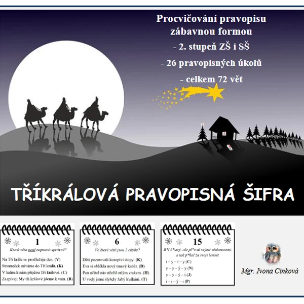 Tříkrálová pravopisná šifra