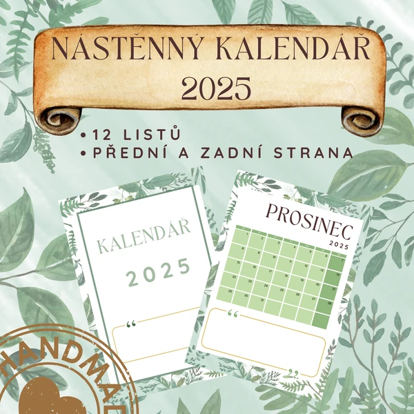 Nástěnný kalendář 2025