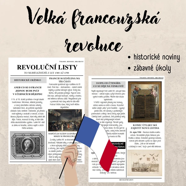 Velká francouzská revoluce - noviny