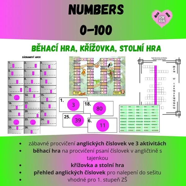 Numbers 0-100
