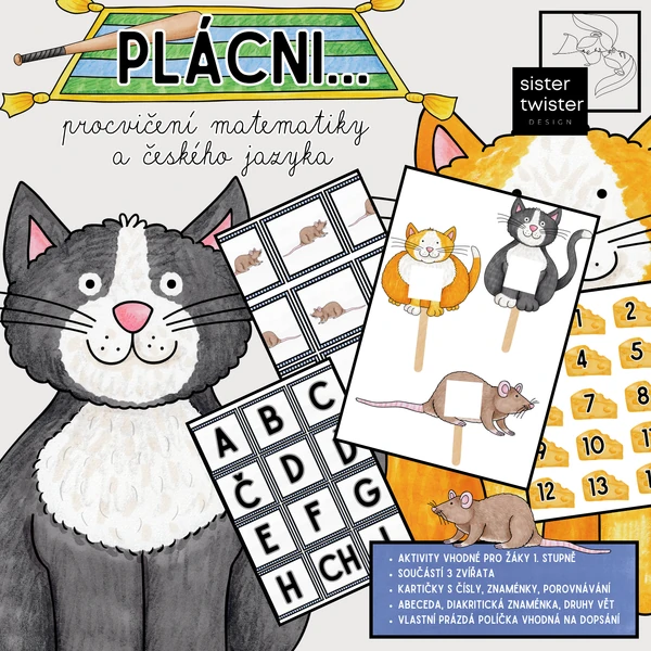 Plácni (procvičení matematiky a českého jazyka)