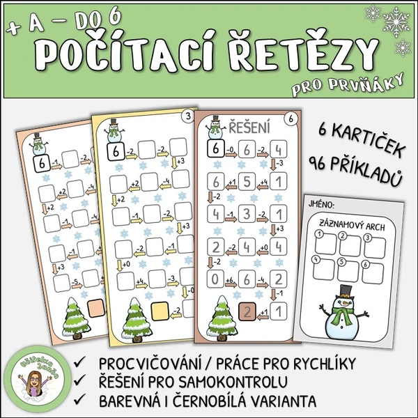 Počítací řetězy do 6