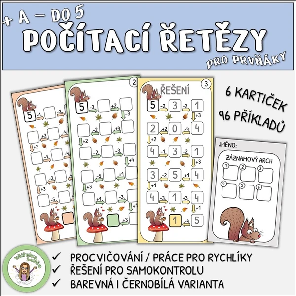 Počítací řetězy do 5