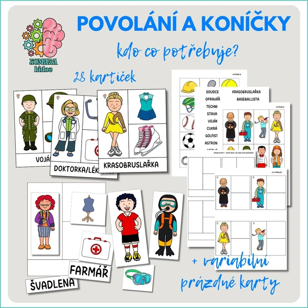 Povolání a koníčky