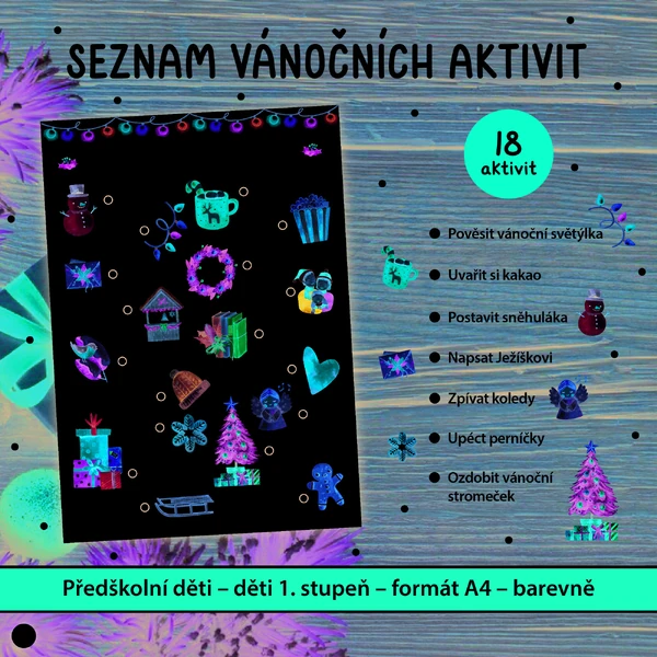 Seznam vánočních aktivit (dárek zdarma)