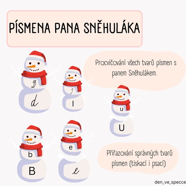 Písmena pana Sněhuláka