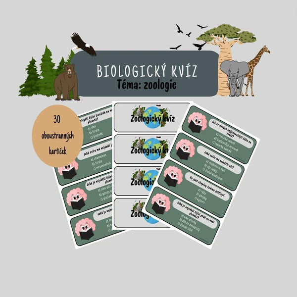 Biologický kvíz: ZOOLOGIE