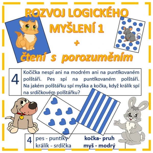 ROZVOJ LOGICKÉHO MYŠLENÍ 1 + čtení s porozuměním