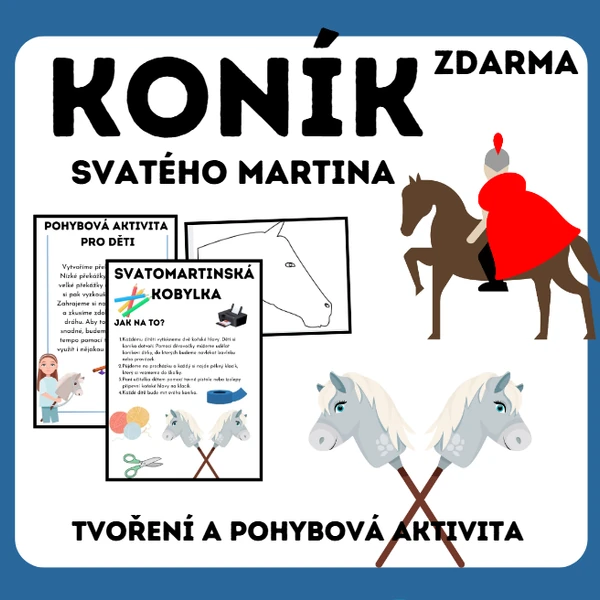 Kůň Svatého Martina - pohybová aktivita ZDARMA
