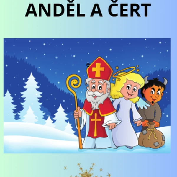 Mikuláš, anděl a čert