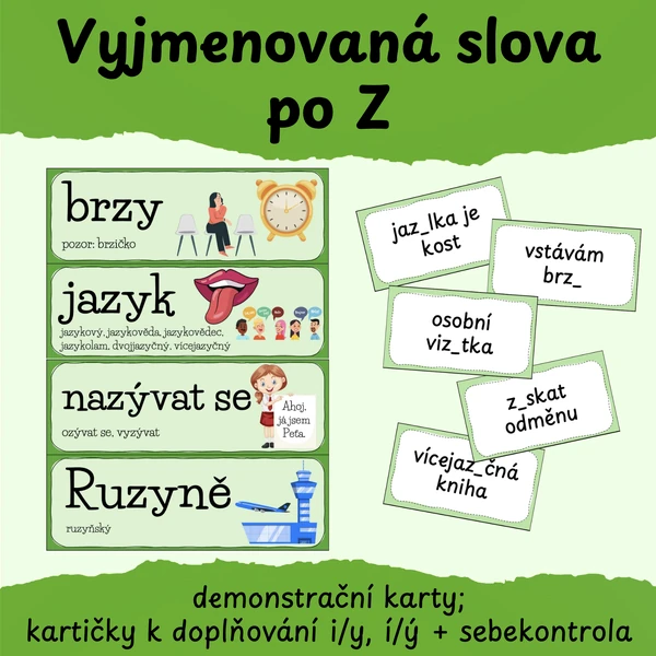 Vyjmenovaná slova po Z