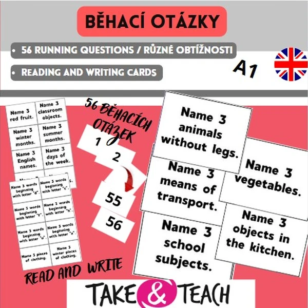 BĚHACÍ OTÁZKY - A1 - SLOVNÍ ZÁSOBA