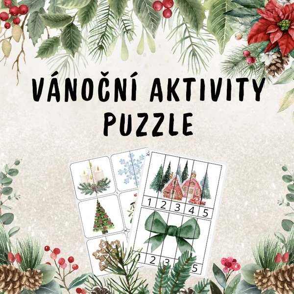 Vánoční aktivity - Puzzle