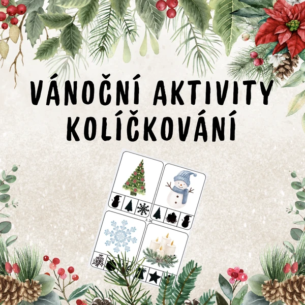 Vánoční aktivity - Kolíčkování