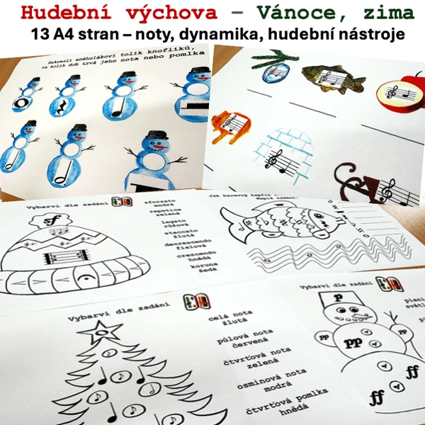 Hudební výchova - Vánoce a zima