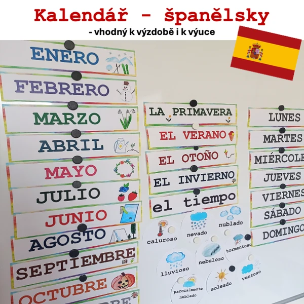 Kalendář - španělština