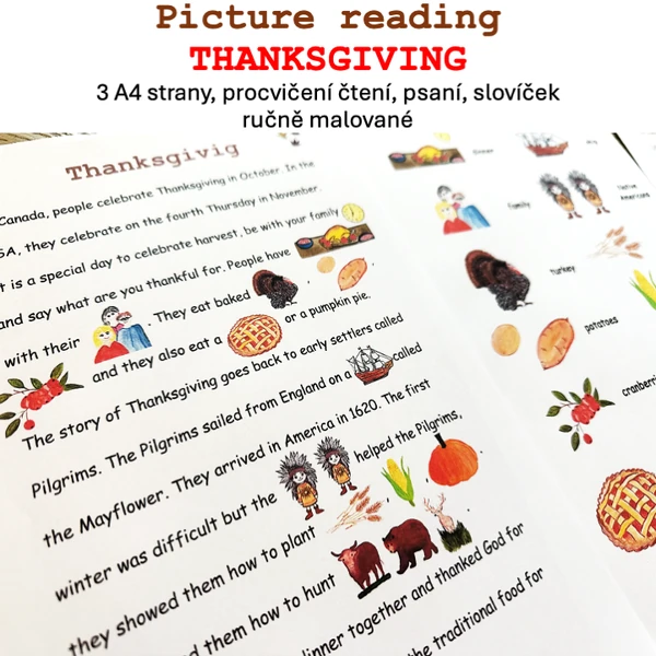 Picture reading Thanksgiving