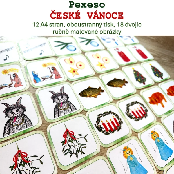 Pexeso - České Vánoce