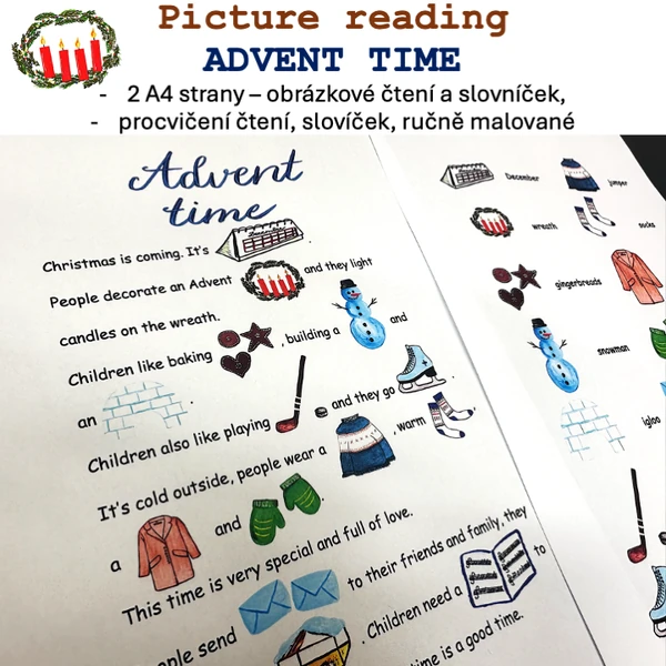 Picture reading Advent time