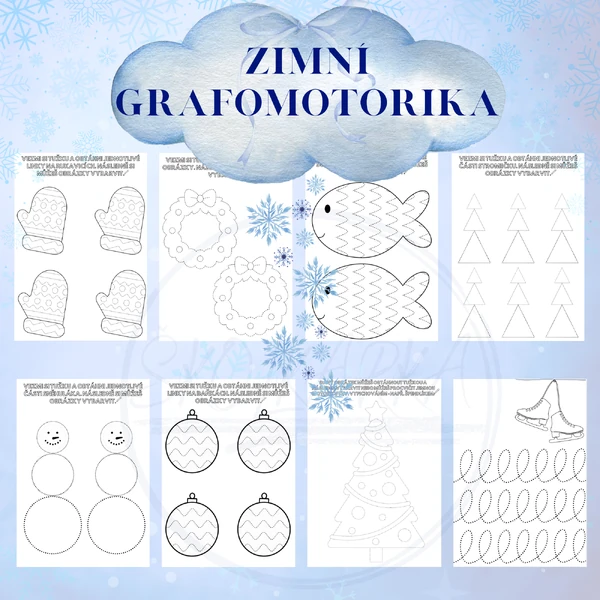 ZIMNÍ GRAFOMOTORIKA