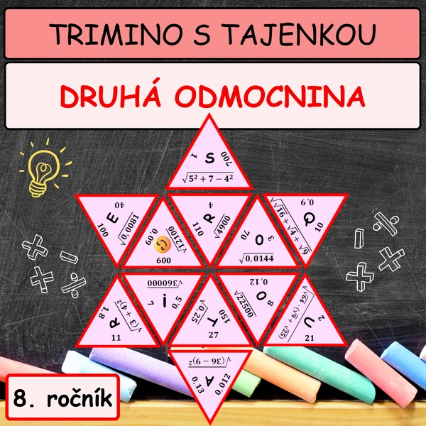 Trimino druhá odmocnina