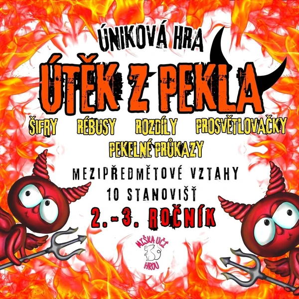 ÚNIKOVÁ HRA S ČERTY - ÚTĚK Z PEKLA - 2. a 3. ročník