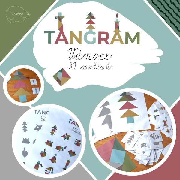 TANGRAM – Vánoce 30 motivů