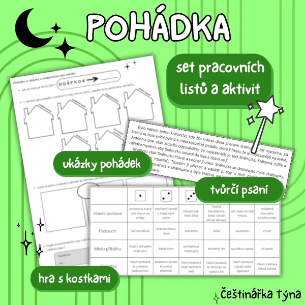 Pohádka - set pracovních listů