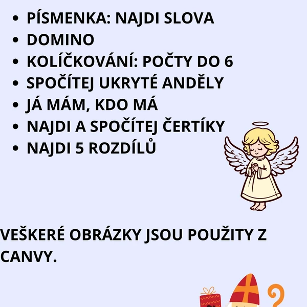 MIKULÁŠ, ANDĚL A ČERT