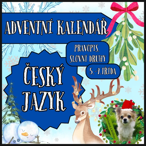 Adventní kalendář - český jazyk