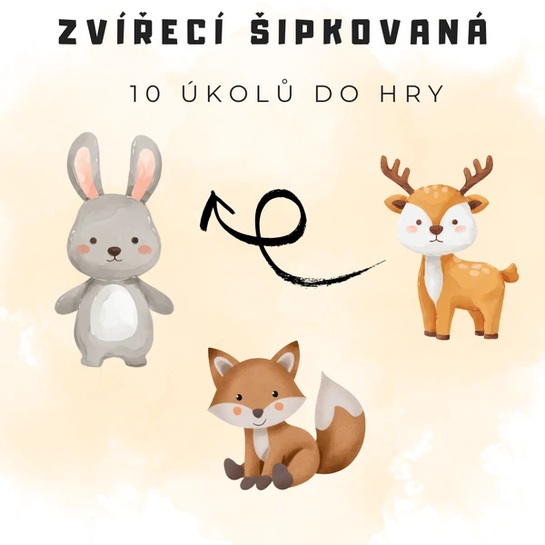 Zvířecí šipkovaná - úkoly
