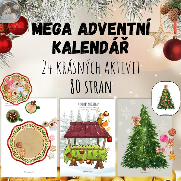 MEGA ADVENTNÍ KALENDÁŘ - 80 STRAN